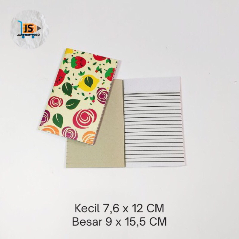 

Buku Notes Kecil / Notebook Kecil / Buku Catatan Kecil Murah
