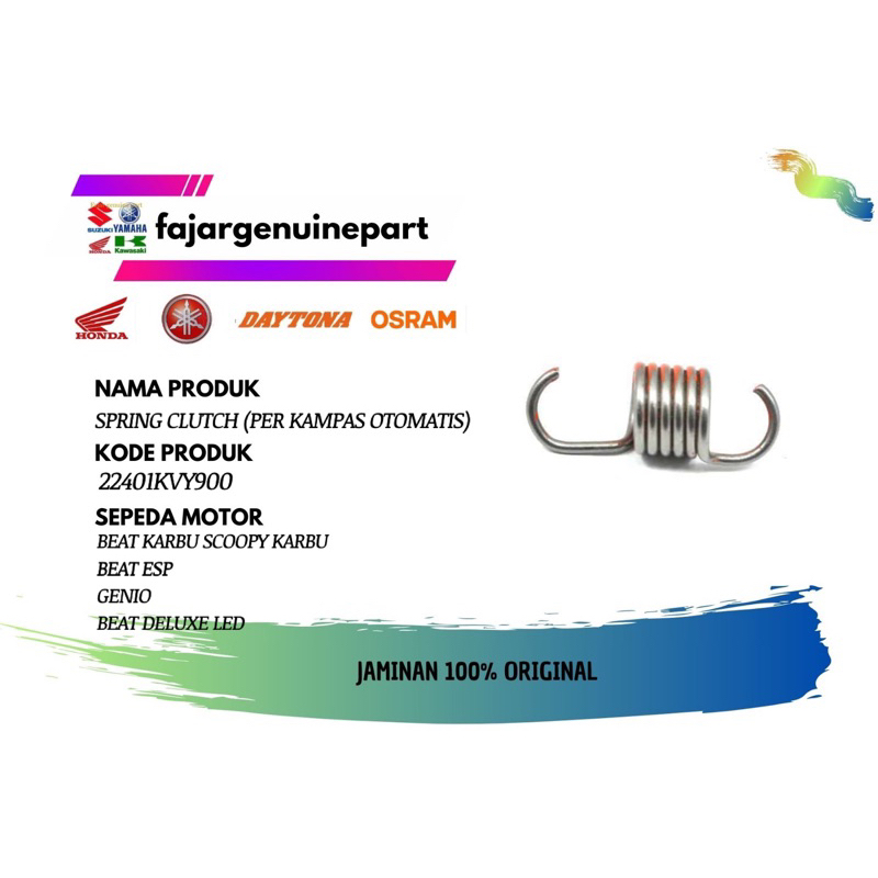 Per kopling beat per otomatis beat karbu 22401kvy900 ahm