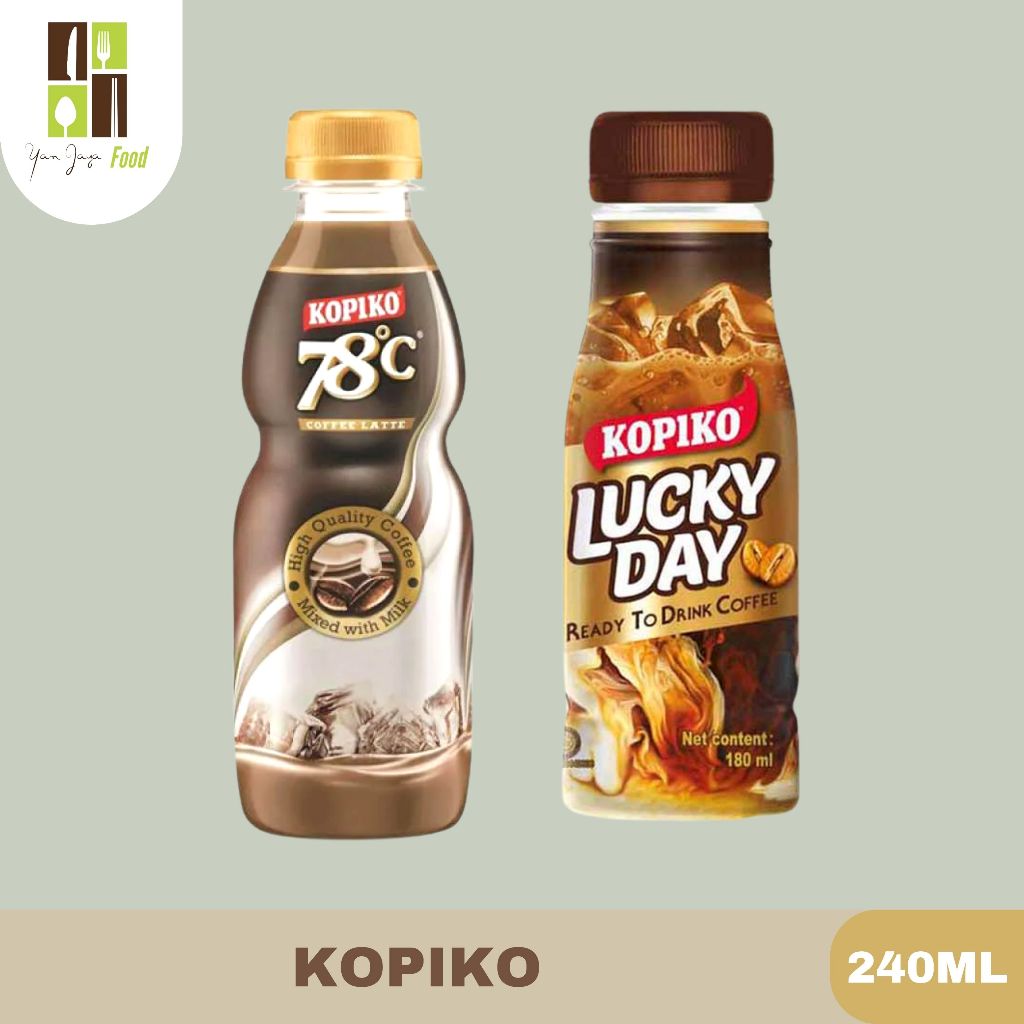 

Kopiko Coffee Latte [ 240ml ] / Lucky Day [ 180ml ] / Minuman Kopi / Susu 1 PCS