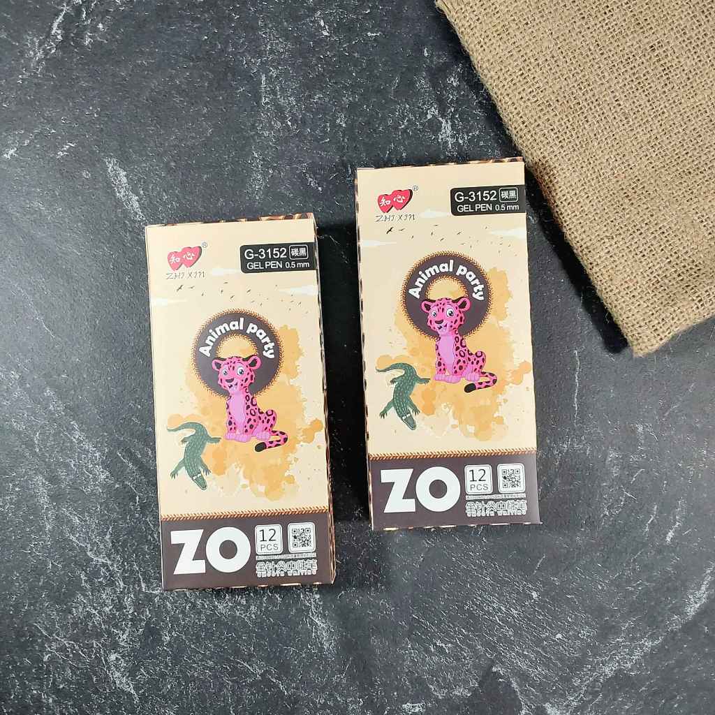 

(Pak)Pulpen Gel Zhi Xin G-3152 / Pulpen Gel Zhi Xin 0.5 mm / Bolpoin Gel Lucu