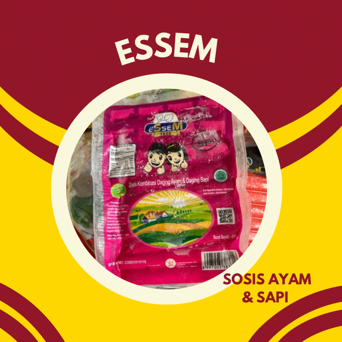 

Essem Sosis Ayam Dan Sapi 500 Gr