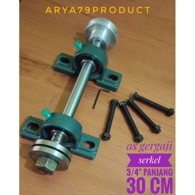 As gergaji serkel 3/4 inch panjang 30 cm lengkap baut