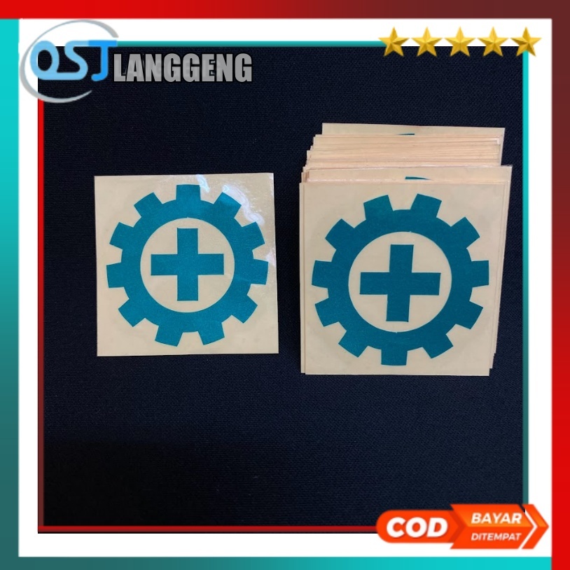 Stiker Logo K3 Helm Safety Proyek Sticker Cutting Safety First