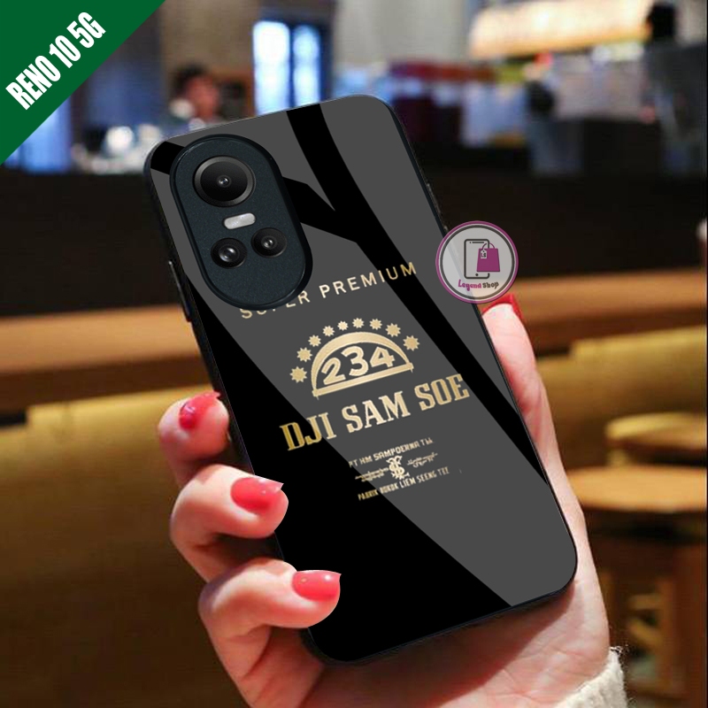 Case Kaca Oppo Reno 10 5G Motif Rokok Pelindung Body Dan Kamera [38]
