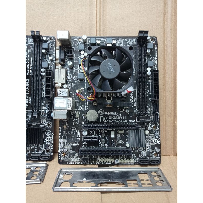 PAKET FM2+ MOBO ASUS GIGABYTE procc A6 plus Fan