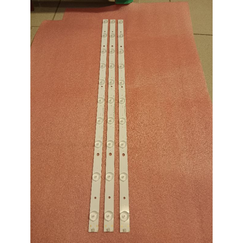 BACKLIGHT TV LED POLYTRON 32 INCH 10 KANCING CEMBUNG 3 VOLT BODY ALUMUNIUM - BACKLIGHTER - LAMPU PEN