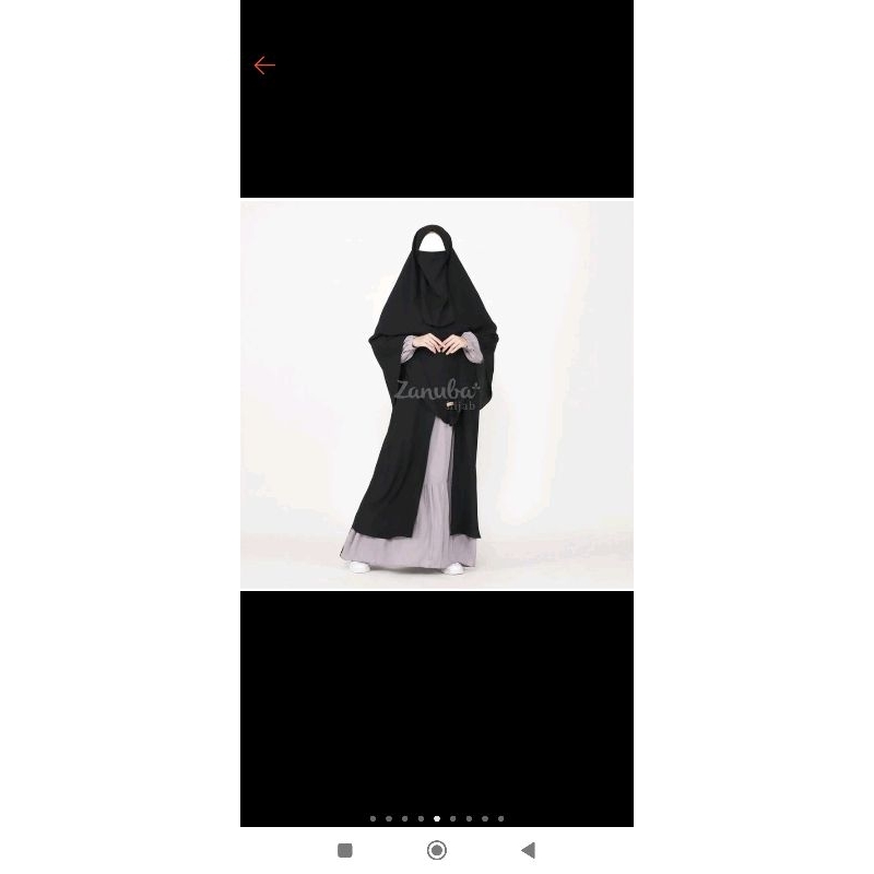 preloved gamis set hijab