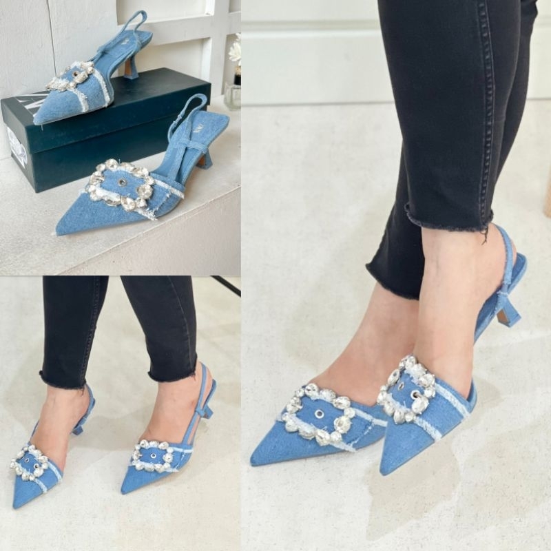 Zara Heels 6cm Selop S19843