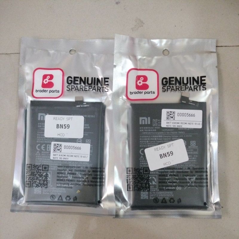 BATTERY BATRE BATERAI XIAOMI REDMI NOTE 10S/NOT 10S/NOTE 10 4G/NOT 10 4G/BN59 DABLE IC/DABLE POWER