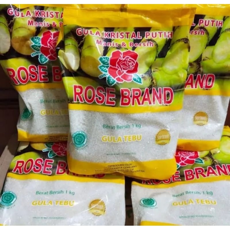 

ROSE BRAND GULA PREMIUM 1 KG|gula tebu murni indonesia 1 kg