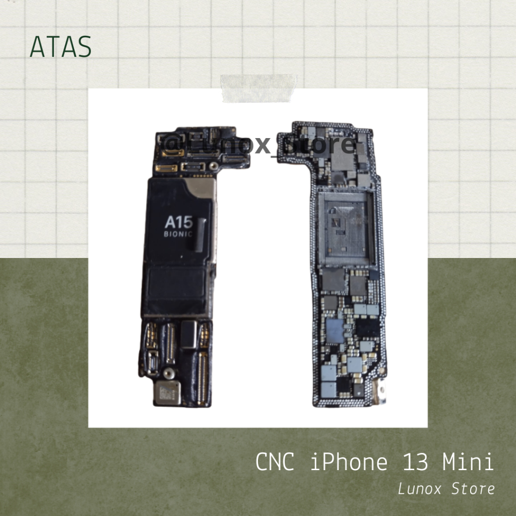 Mesin CNC iPhone 13 Mini Board Atas