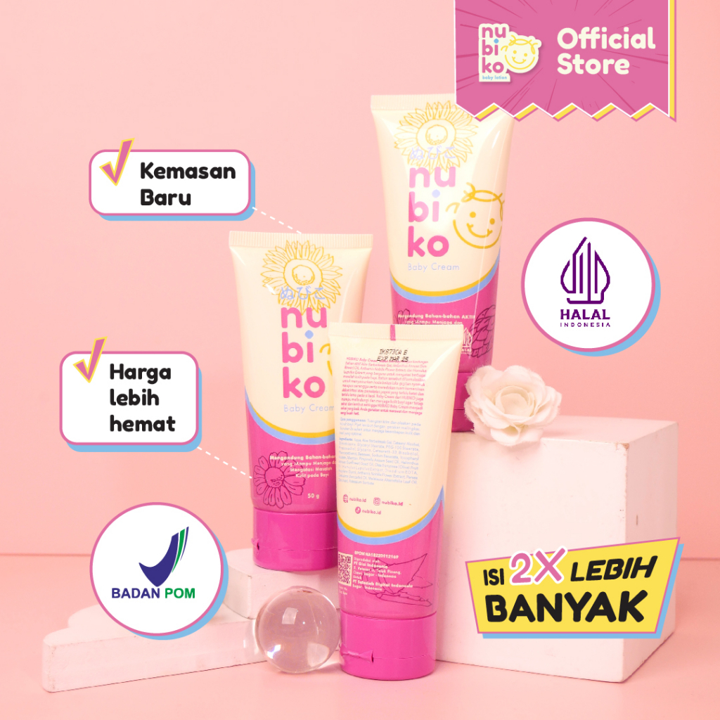 Makassar Nubiko Skincare Cream Anak Krim Bayi Penghilang Bekas Luka