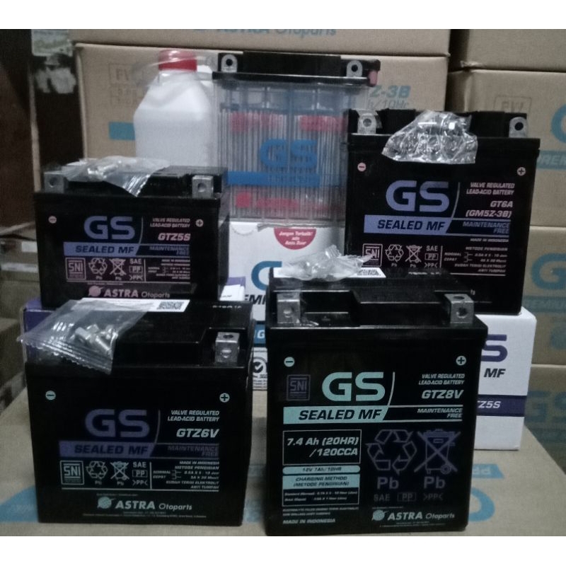 Accu GS Astra - Dijamin asli GS ASTRA OTOPARTS