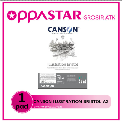 

Canson Bristol Graphic Art A3 250g 20s 200457121 - Kertas Gambar