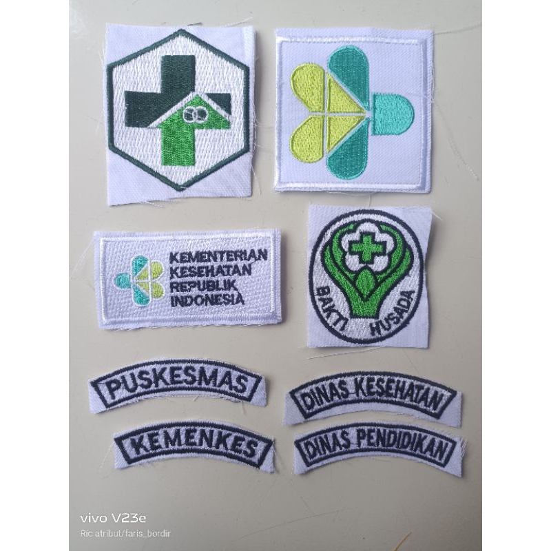 bedge puskesmas patch bordir puskesmas