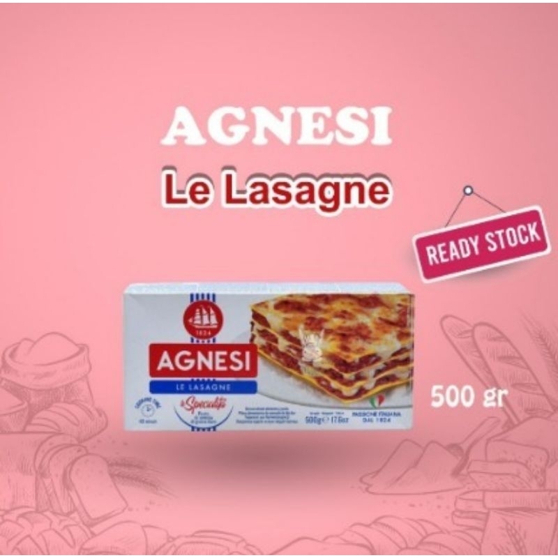 

Agnesi Le Lasagne | Lasagna 500gr - Import Italy