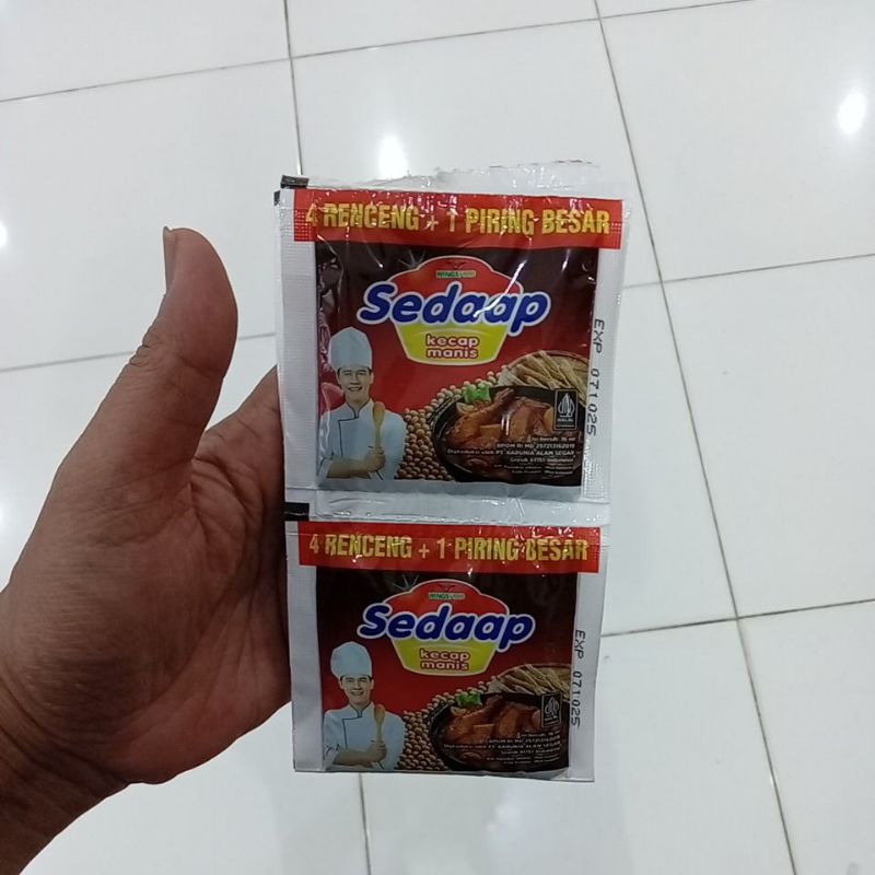 

Mahbubah - Sedaap 16 ml @6 pcs Kecap Manis Sachet