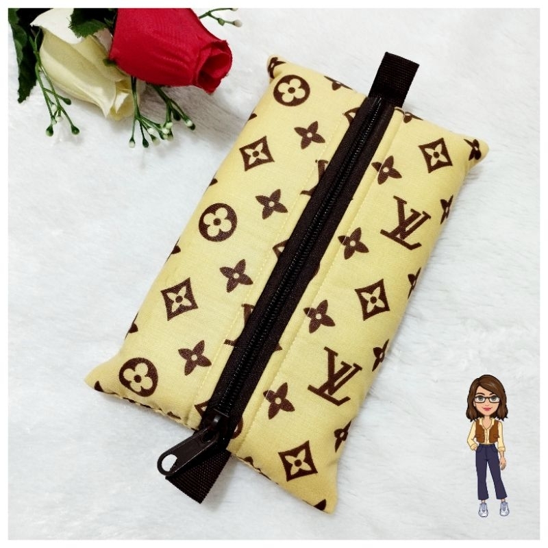 Madebynie ✨No Tissue Tempat Tissue Travel Pack Handmade Kain Katun / Tissue Pouch / Dompet Tissue / 