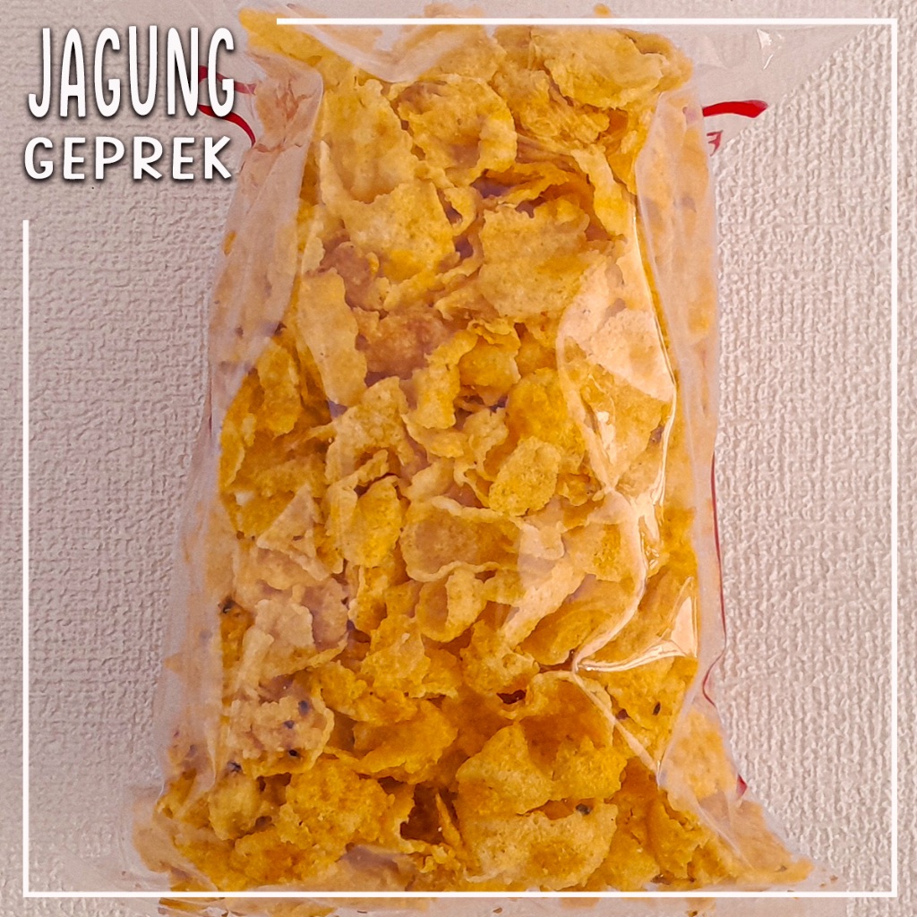 

Piscoklegit_ Jagung Geprek Emping Jagung Asin 200Gram
