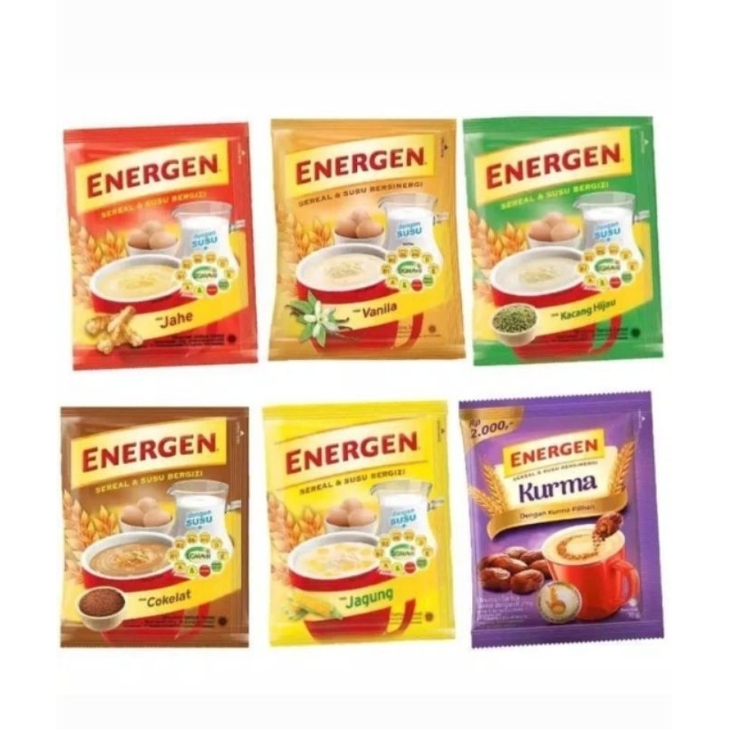 

Energen Minuman Sereal dan Susu Renceng 30 gr @10pcs