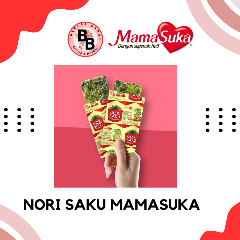 

[BB SNACK] MAMASUKA NORI SAKU 2GRAM HARGA PER PACK