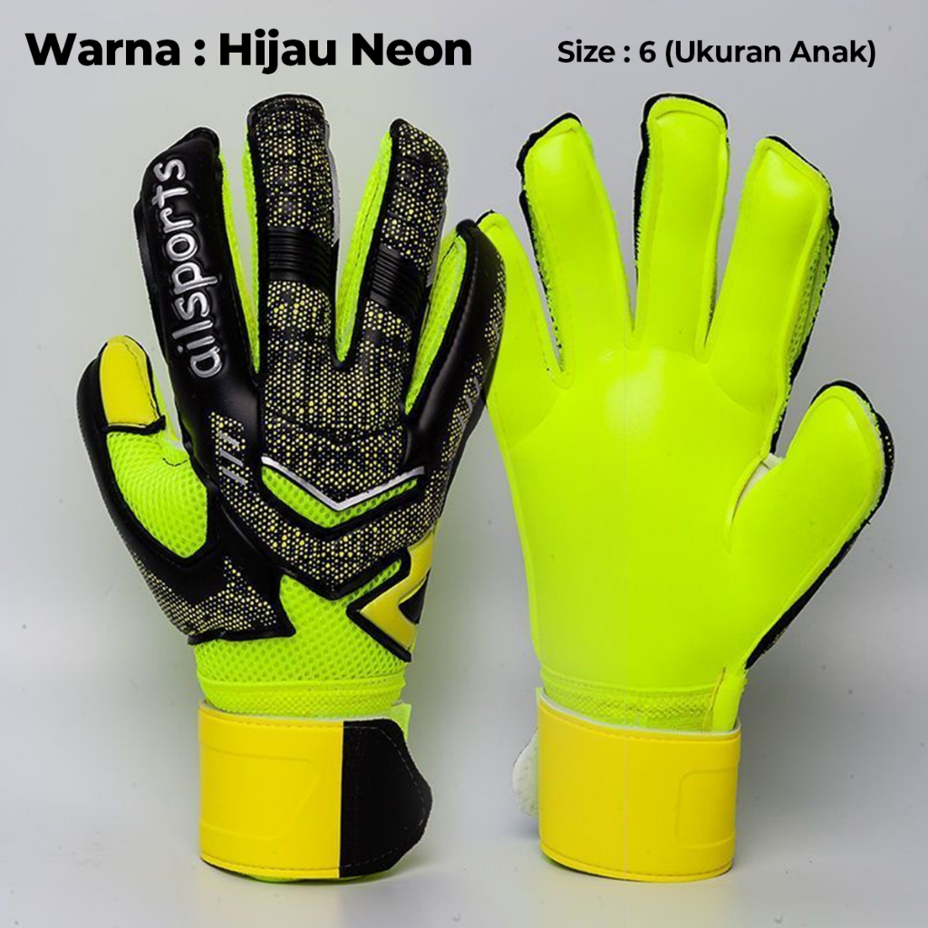 Sarung Tangan Kiper Bola - GoalKeeper Glove - Dewasa/Anak