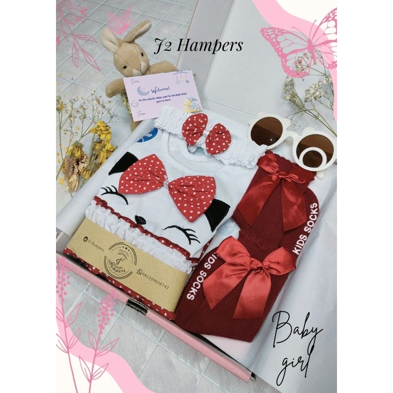 J2 Hampers baby girl balon polka
