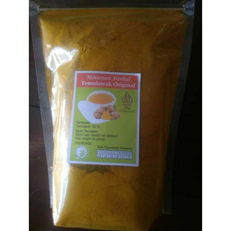 

temulawak bubuk original, kunyit kuning bubuk original, kunyit putih bubuk tanpa gula kemasan 500gr