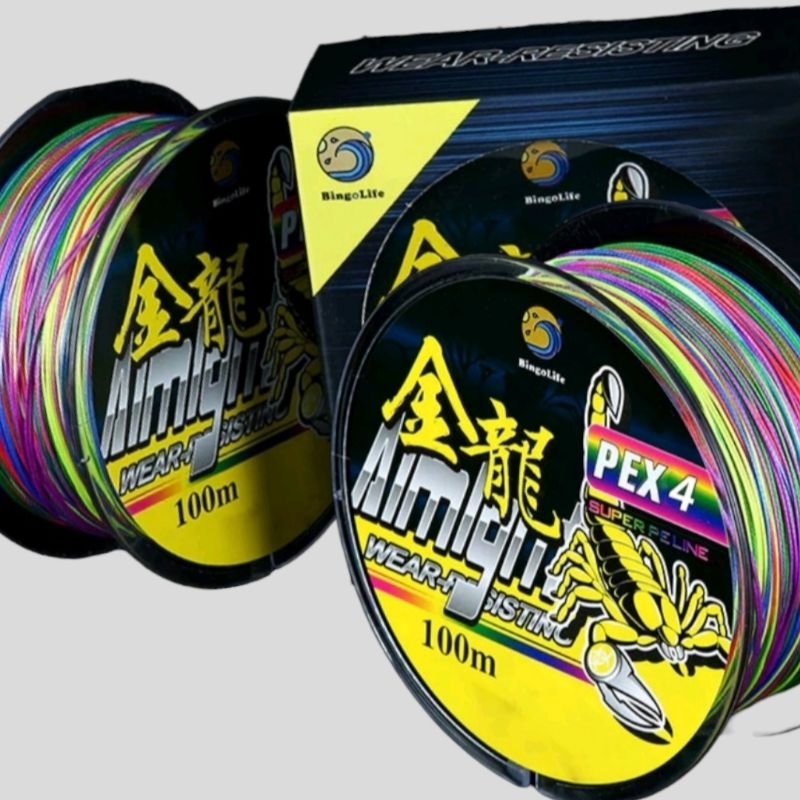 BINGOLIFE senar pe jepang 100m SEPAKET 4pcs