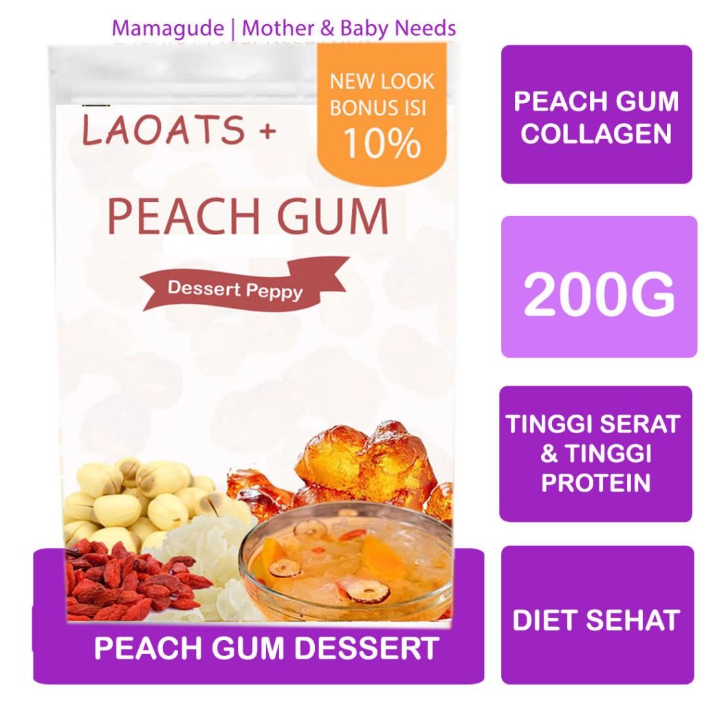 

Peach Gum Laoats (200g)