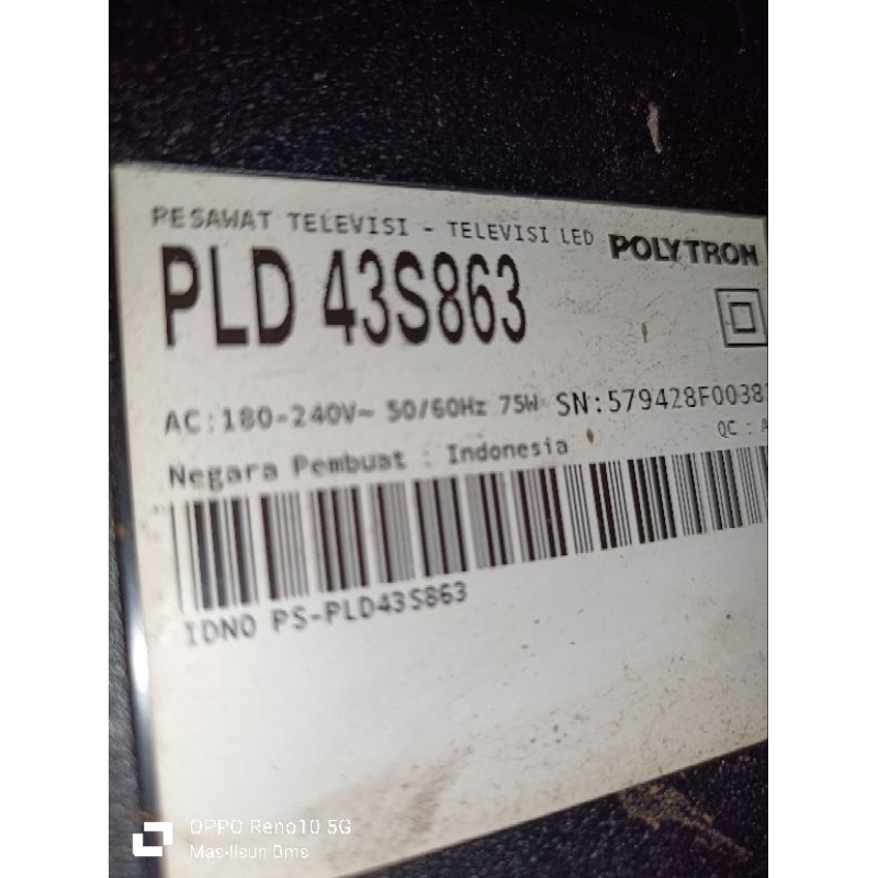 PSU - POWER SUPLAY - REGULATOR - POLYTRON - PLD43S863 - 43S863