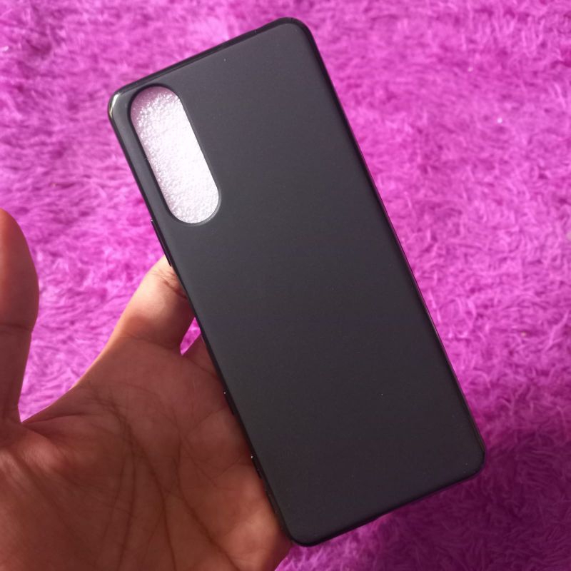 Softcase Blackmate Sony Xperia 5ii Au docomo SoftBank Global Mark 2 halus lembut lentur