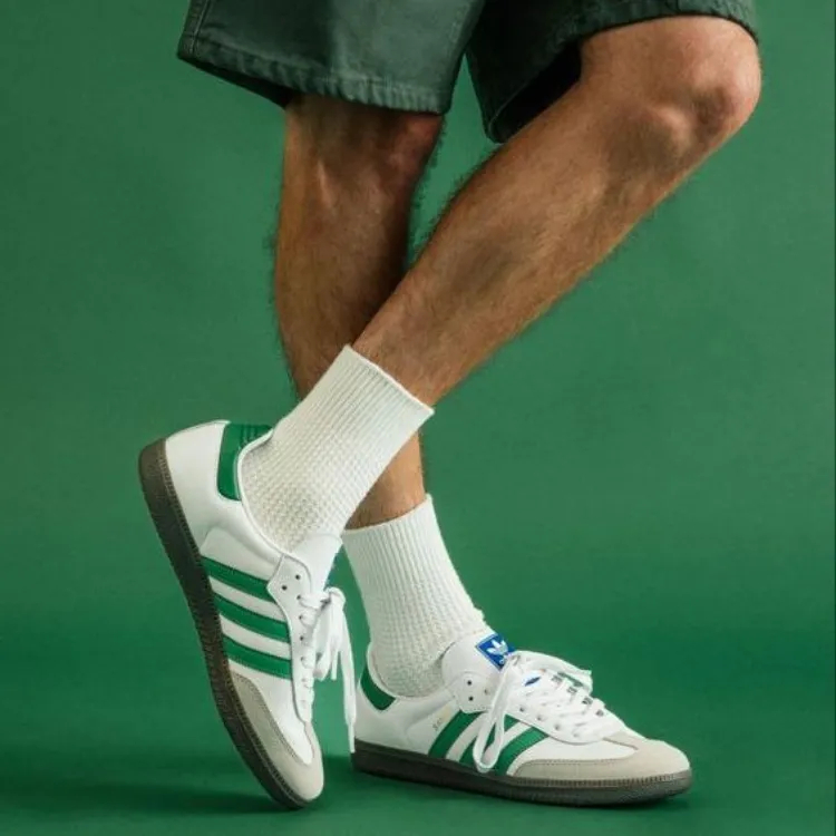 SEPATU ADIDAS SAMBA WHITE GREEN