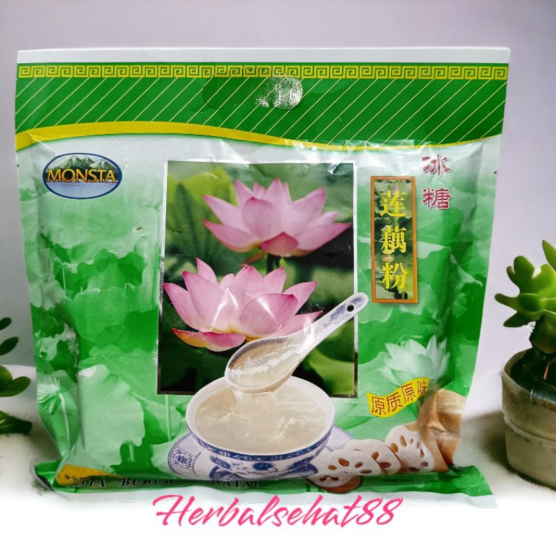 

Monsta bubuk akar teratai / bubur teratai / minuman serbuk pati akar teratai 300gr