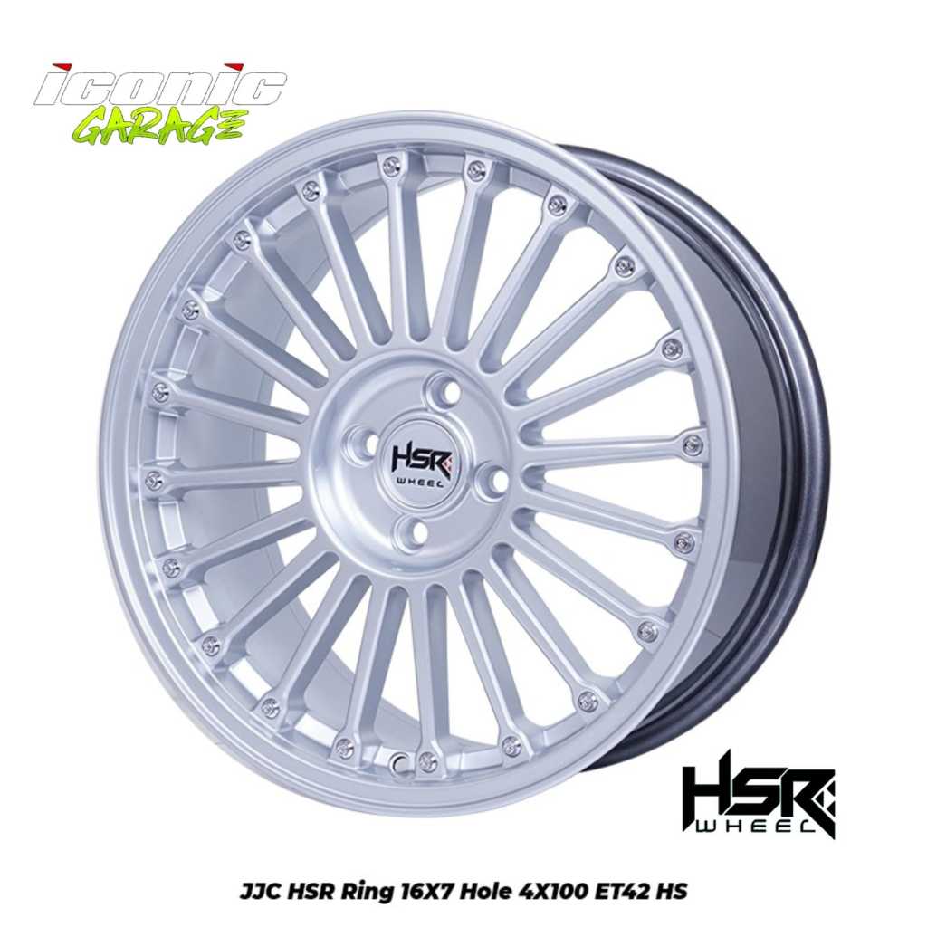 velg mobil ring16 HSR JJC PELEK ring16 untuk mobil jazz,yaris,brio,agya,mobilio,sigra, dll