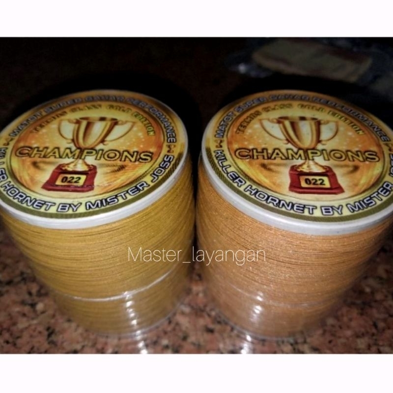 Gelasan killer hornet Champions super quality size 0.23 gelasan para juara