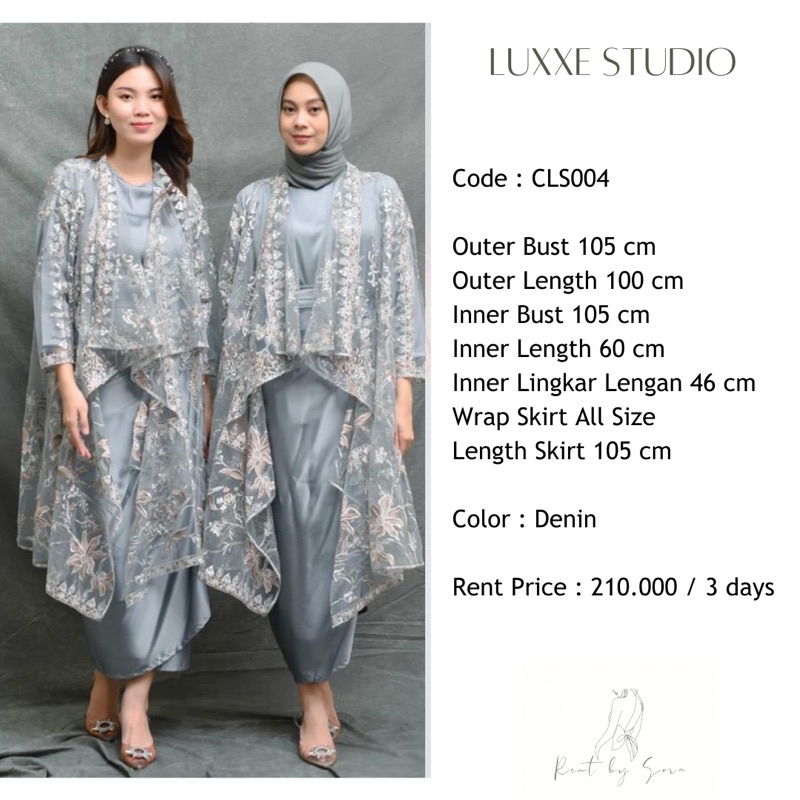 SEWA / RENTAL SET KONDANGAN LUXXE STUDIO CLS004