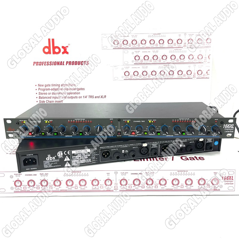 Compressor Limiter DBX 166XL Grade A COMPRESSOR dbx 166 xl Dbx166xl ( Bisa COD )