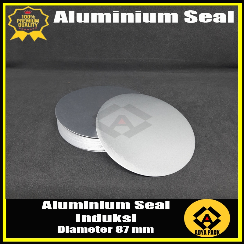 Aluminium Seal Induksi PET - Segel Alumunium Foil Tutup Jar Toples Plastik Tabung