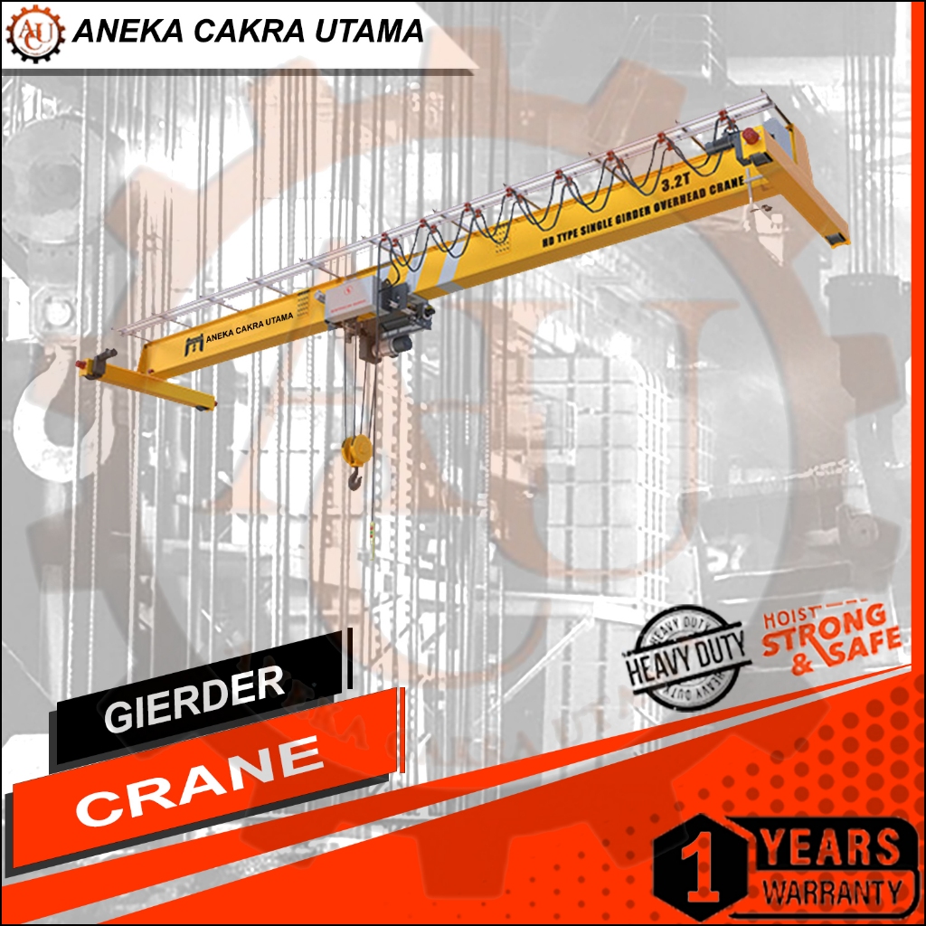 Kontruksi Hoist Crane Mesin Japan