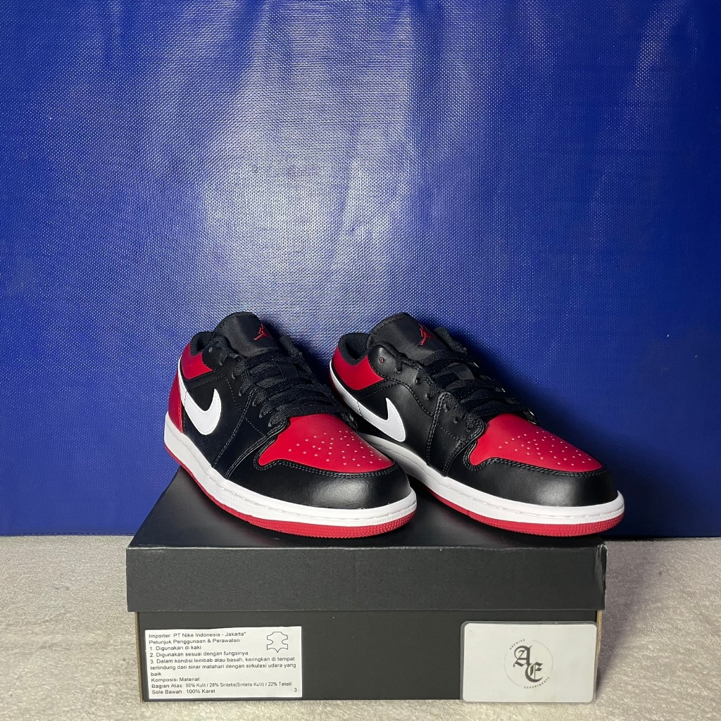 AIR JORDAN 1 LOW ALTERNATE BRED TOE
