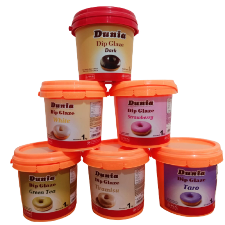 

➤➪✼✰ Dunia Dip Glaze Eco 1kg All Variant / Topping Donat Glaze Murah