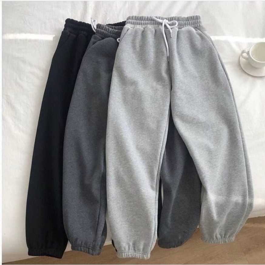 Celana Basic Natural Jogger Wanita Panjang Sporty - trackpants Celana Wanita polos
