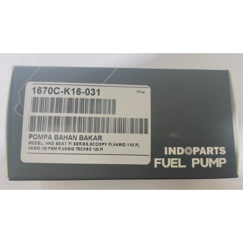 Rotak rotax Dinamo Fuel Pump Pompa Bensin Beat Fi Vario 110 125 Fi Beat Fi Esp Scoopy Fi Indopart