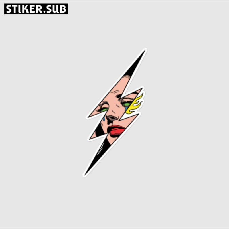 

Stiker sticker thunder girl