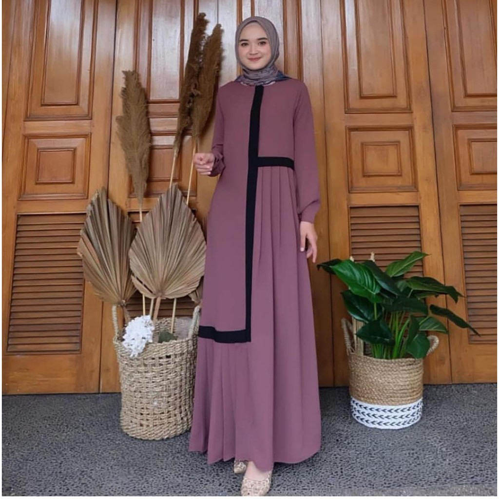Terbaru Hanna Maxi Dress Size S M L XL Fashion Muslim