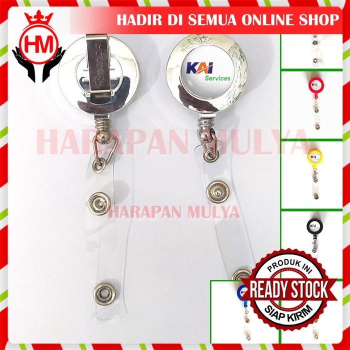 ID Card Yoyo KAI Service Gantungan ID Card Holder Logo KAI Service - Harapan Mulya