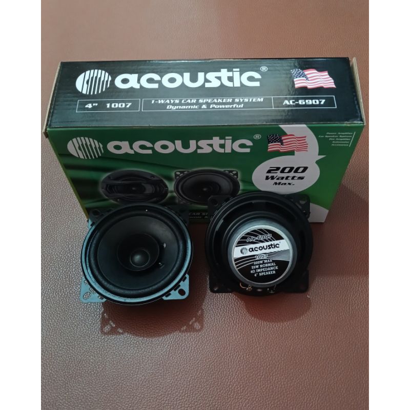 Speaker coaxial 4inch acoustic ac-6907 200watt MOBIL