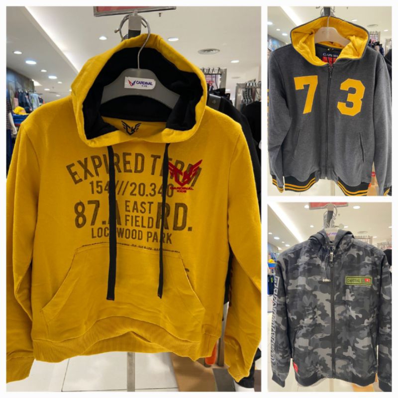 jaket hoodie anak cardinal
