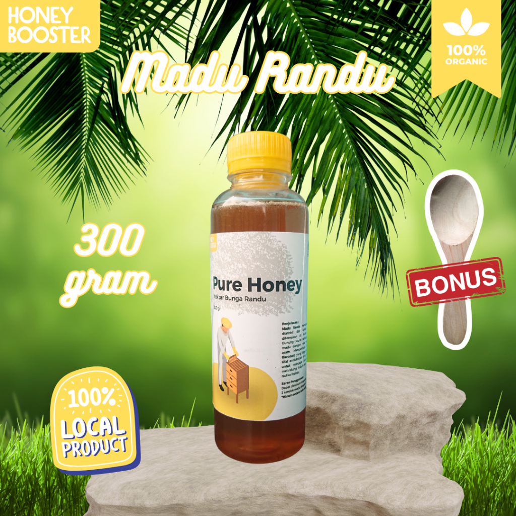 

Madu Asli murni bunga randu 300 gram Madu Hutan Asli Murni Multiflora 100% Super Premium Alami, Pure Natural Raw Honey Minuman Herbal Premium Kesehatan Pure Natural Raw Honey